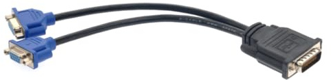 HOMSFOU Cable Adaptador Vga Divisor De Macho para Computadora Cable Adaptador Vga Dual