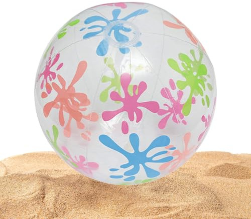 Bajbumgn Balón Playa Hinchable | Pelota Playa Hinchable Transparente Juegos Acuáticos,Juegos De Exterior Portátiles para Clima Cálido En Vacaciones Fiestas Temáticas Parques Y Jardines