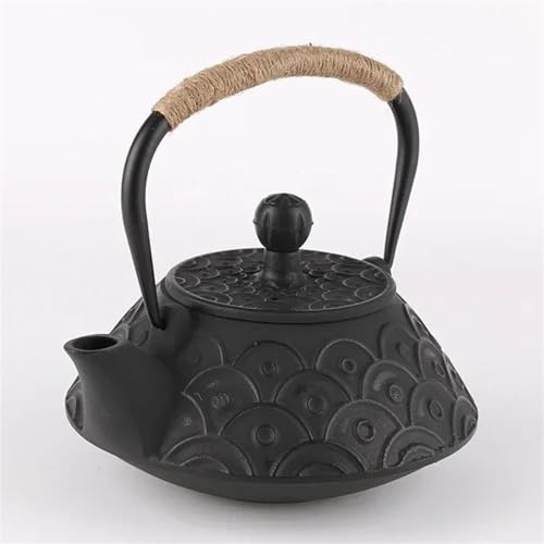 Service Ensemble Théière En Fonte Émaillée Bouilloire 900ml Infuseurs Kung Fu Filtre À Filet Métallique Outils Cuisine Services A Thé Portables(A)