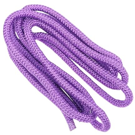 JISADER Cuerda de Saltar para Gimnasia Rítmica, 3 Metros de Largo, 1 Cm de Diámetro, Ideal para Entrenamiento, Violeta