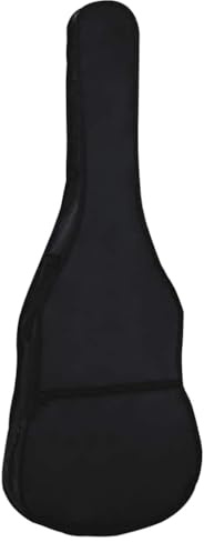 Ordellia Gitarrentasche für 1 2 Klassikgitarre 34 Zoll Schwarz 94 x 35 cm aus Textilgewebe mit Schultergurt, Tragegriff, Reißverschluss, Polsterung und Rucksackriemen für Aufbewahrung und Transport
