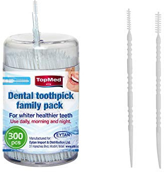 Borstplektrum tandpetare hygien (300 stycken (paket med 1))