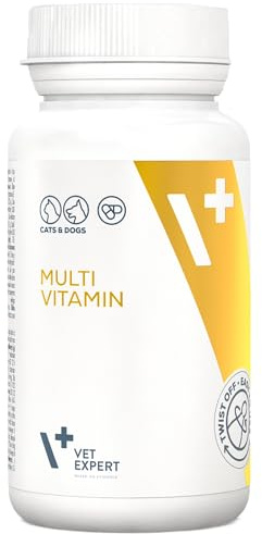 VetExpert Multivitamin Twist-Off | 30 Kapseln | Ergänzungsfuttermittel für Hunde & Katzen | Vitamine & Mineralstoffe