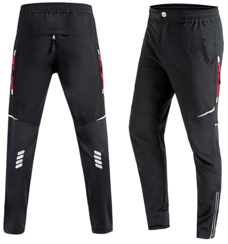 MidGard Funktionshose, Winddicht und atmungsaktiv (Fahrradhose, Laufhose, Outdoorhose...) Unisex