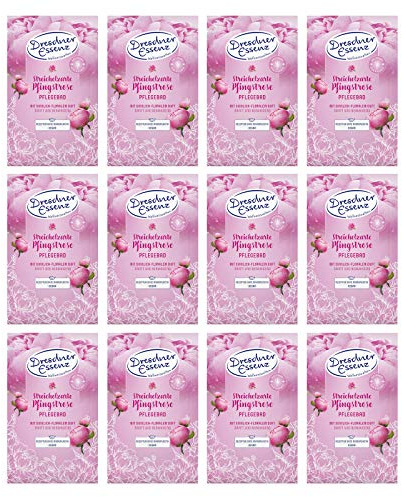 12er Pack Dresdner Essenz Pflegebad Streichelzarte Pfingstrose 12 x 60 g Badezusatz vegan