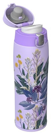 Super Sparrow Trinkflasche Edelstahl 18/8 - Trinkbecher - 500ml - BPA-Frei, Auslaufsicher Thermobecher, Trinkflaschen für Sport, Unterwegs, Schule, Outdoor, Büro, Zuhause