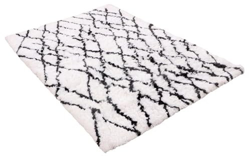 Teppich Beige Ivory Weiß Orientteppich 90X160 cm Handarbeit 100% Polyester