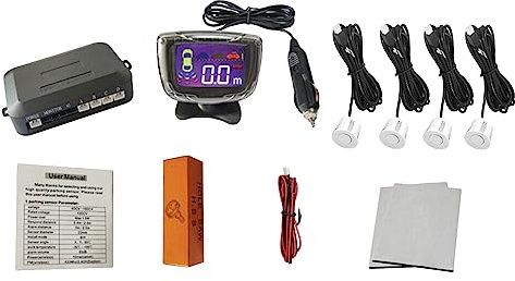 A set of 4 22mm black probes wireless reversing radar detector