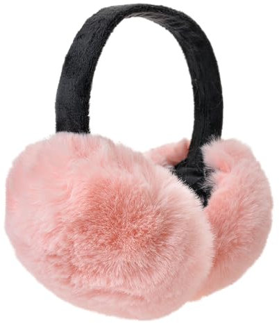 Clayre & Eef Ohrenwärmer one size Rosa Polyester Ohrenwärmer für Mädchen