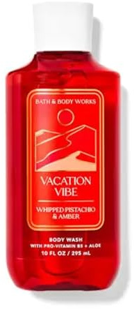 Bath & Body Works Signature Collection Gel douche pour femme 10 ml (vapeur de vacances), 300 ml liquide (lot de 1)