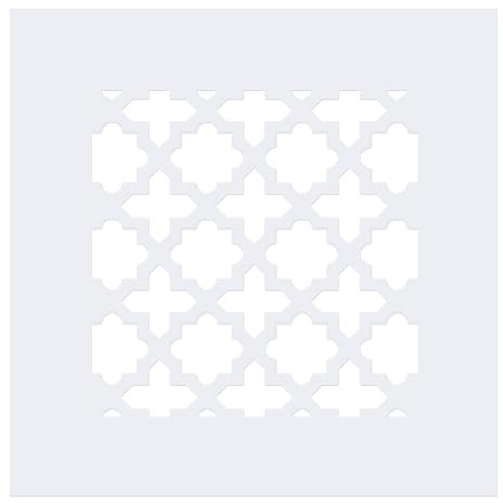 PATIKIL Copertura Griglia di Aerazione Apertura Duct 5.5x5.5, Vetro Acrilico (Pmma) Copertura Foro Decorativa per Parete e Soffitto per Ventilazione Domestica
