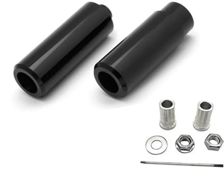 DZSTAIYOUSM Sturzpads Motorrad Motorrad Für Suzuki Für SV650 SV650S SV1000 SV1000S DL650 DL1000 SV 650 650S No Cut Rahmen Slider Pad Crash Fallen Schutz Teil Rahmen Slider(Schwarz)
