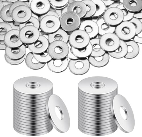 125 Pezzi Rondelle Oiatte In Metallo, Rondelle In Acciaio Inox A2, Rondelle Piatte Antiruggine, Rondelle M6 per Bulloni, Dadi, Barre Filettate