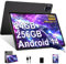 BIEGEDY Tablet de 11 pulgadas Android 14 Octa-Core, Tablet PC 24 GB RAM + 256 GB de ROM (TF 1TB) | WideVine L1丨8000mAh丨WLAN 6丨5+13MP丨Bluetooth5.0丨1280*800丨Metal bdeckung Schwarz