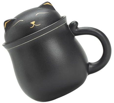 OFFSCH Keramik Kaffeetasse Mit Sieb Teetasse Für Zuhause Bürotasse Handtasse Aus Sicherem Material Vielseitig Einsetzbar