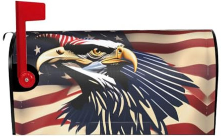 American Bald Eagle Stampa Email Cover Magnetica Protezione Posta Posta Copertura di Protezione Della Copertura Della Decorazione