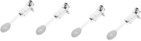 HOMSFOU 4 Pezzi Rubinetto Del Piede Aria Pompa Pozzetto Elettrico Piscina Fontana Tubo Flessibile Mini Erogatore D'acqua Sifone Bottiglia D'acqua Manuale Brocca D'acqua Pedale Rame Silver