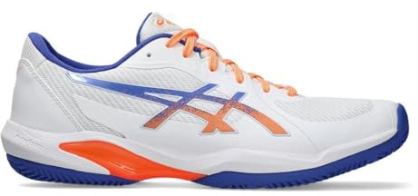 ASICS Solution Swift FF 2 Padel, Sneaker för män, 44 EU, Vit mörk kobalt, 44 EU