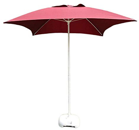 Square Patio Umbrella 6.6ft | Dark Blue Outdoor Garden Umbrella for Yard, Beach, Poolside, Events & Markets - Perfect for Commercial Use & Sun Protection