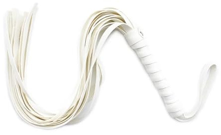 Generisch Erotic Slave Whip Leather Tassel Adult Games BDSM Bondage Sex Toys for Woman Harness Flogger Spanking Bondage Restraints Couples(206-White)