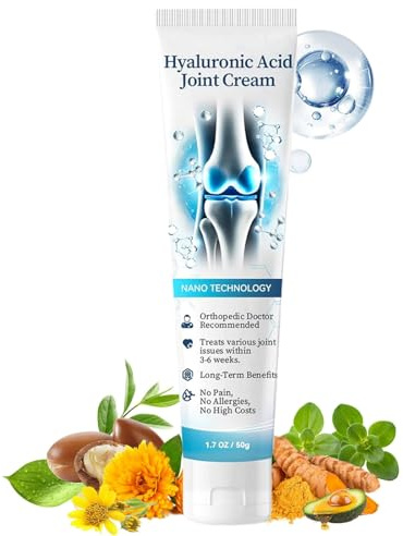 Herbaflex Hyaluronic Acid Joint Cream - Joint Pain Relief Gel - Advanced Joint Care Cream - Effectively Relieve Muscle Soreness & Easy Absorb - Massage Creams for Back & Shoulder & Arm & Knee