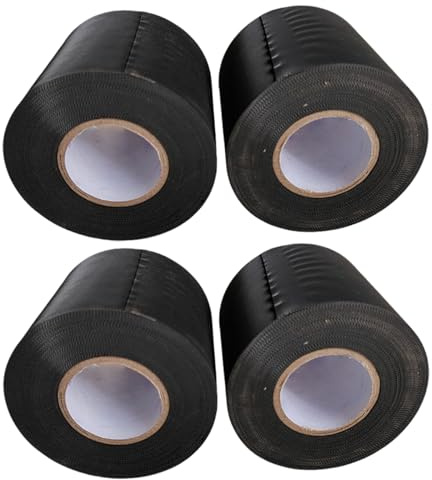 4 cinghie di rilegatura in PVC per aria condizionata, resistenti e facili da usare, cinghie di avvolgimento in PVC, installazione semplice per unità esterna, legatura resistente alle intemperie