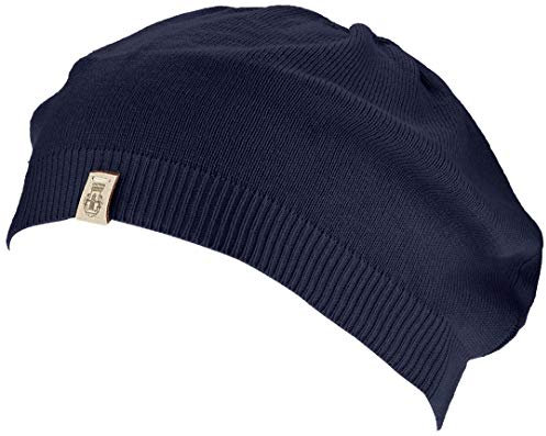 Roeckl Damen Calais Light Bamboo Baske Mütze, Classic Navy, ONE Size