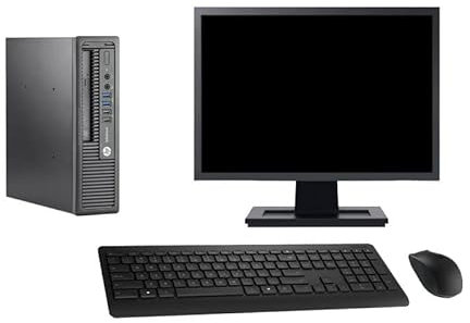 Mini PC HP 800 G1 USDT Ecran 27 Core i5-4570 RAM 16Go SSD 960Go Windows 10 WiFi (Reconditionné)