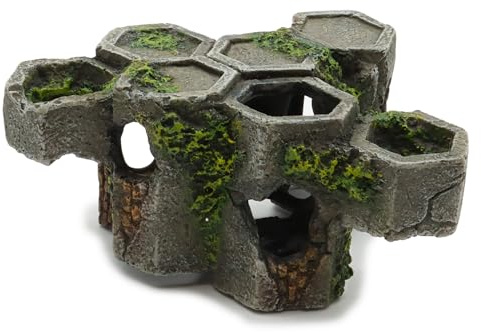 Amtra Deko Shrimp Playground Säule für Aquarien aus Kunstharz, für Aquarien und Fischbecken, ungiftig, Größe L, 13,3 x 7 x 10,7 cm