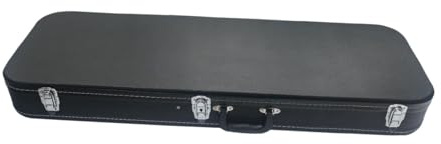 Harilla Tasche für E-Bassgitarre, E-Gitarrenkoffer, stoßfest, staubdicht, Reisekoffer für Gitarre, Hartschalen-Gitarrenkoffer, Gigbag für Bass