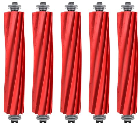 Spazzola Principale in Gomma Separabile per Robot Aspirapolvere S7 S8 Q Revo 5 Pezzi Set di Accessori di Ricambio per Q7 Q7 Plus Q7 Max Q7 Max Plus Q7 MaxV Q7 Maxv Ultra