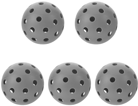 Kisangel 5 Piezas De Herramientas De Práctica De Pickleball Entrenadores De Golpeo En Interiores Pelotas De Práctica De Plástico Pequeñas Pelotas De Entrenamiento De Pickleball