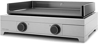 Forge Adour Modern E60 I Freestanding 3200 W Stainless Steel Electric Raclette Grill – Stainless Steel Electric Grills, Freestanding, Stainless Steel, Cast Iron, Enamelled, Rotary)