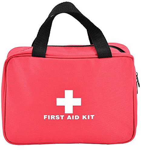 Erste Hilfe Set Tasche,Aranticy Leer Nylon Erste-Hilfe-Koffer Notfalltasche Medizinisch Tasche Wasserdicht Tragbar Groß Erste Hilfe Kasten First Aid Medical Bag für Home Auto Outdoor Reisen