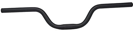 NC NC Fahrrad Lenker Aluminiumlegierung Fahrrad Riser Bar Mountainbike Lenker Fahrradzubehör für Meisten Fahrräder 25,4mm 480/600mm - Schwarz, 600mm 90mm