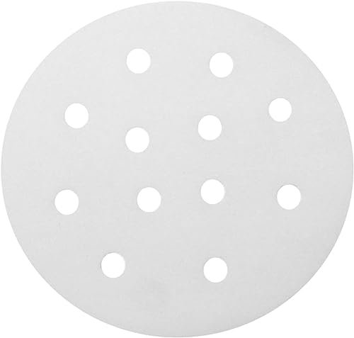 Matte, 50 Stück, Bambuskorb, rund, antihaftbeschichtet, for Dampfgarer, Papier, Küche, Kochen, Bambus-Dampfgarer, Dim-Sum-Matte, 4/6/8/10 Zoll, hitzebeständig (Color : 8inch)