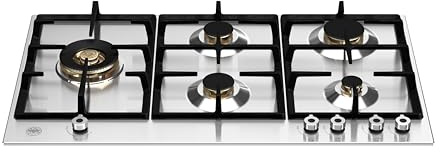 Bertazzoni Professional Series P905LPROX 89cm Gas Hob - Stainless Steel