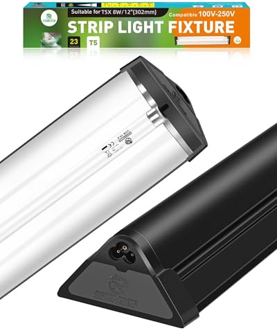 REPTI HOME T5 UVB Lampe Terrarium, Reptilien Lampe 8W UVA UVB 10.0, T5 UV Leuchtstoffröhre für Schildkröte, Bartagamen, Eidechsen, Schlangen, Geckos