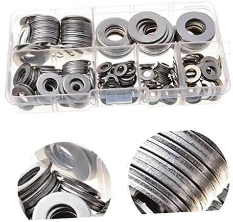 iplusmile -unterlegscheiben Flache Aus Stahl Rostfreie -scheiben Für Schraubenanschlüsse Ölablassschrauben Wasser Und Hydraulikanschlüsse