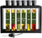 Tilz Coffret cadeau avec huile d'olive infusée – 6 x 40 ml d'huile de cuisson/huile de trempage pour pain, huile de basilic, huile d'ail, huile de piment, huile de citron, romarin, origan, tomates –