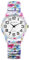 Oidea Women's Easy Reader Watch: Big Face Large Number Elastic Strap Watches for Women Bohemian Print Stretch Band Wrist Watch Analog Quartz Casual Business Ladies Wristwatch