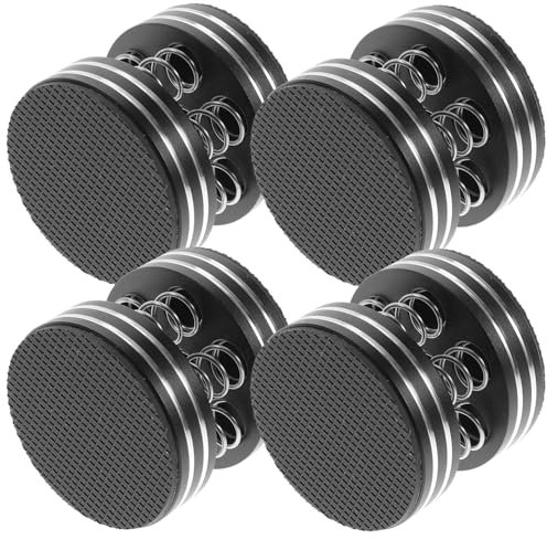 MOLUCKFU 4pcs Speaker Isolation Feet Non-slip Ring Speaker Vibration Pads for Floor Protection