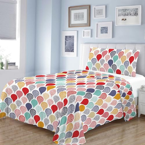 Dalina Textil - Juego Sábana Cama 180- Juego de Sábanas para Cama 4 Piezas, Bajera Ajustable 180x190, Encimera 230x260, 2 Funda Almohada 45x85 (Cama de 180x190-200cm)
