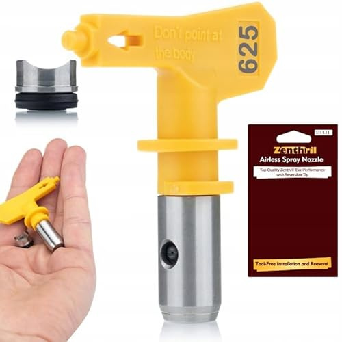 Zenthril EasyPerformance 625 - High Pressure Spray Nozzle | Spray Width 30 cm | For Exterior & Facade Paint, Hydrosolators, Fire Inhibitors | Painting Accessories