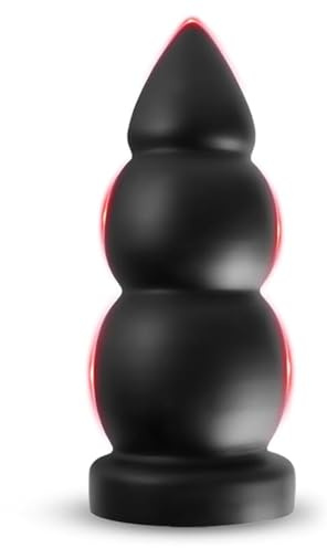 BDSMLOVE Plug Anale Dildo Anale Gigante Perline Anali XXL Dilatatore Ano Fisting Sex Toy per Coppie, Dildo Anale con Ventosa Anali SexToy Giocattoli Anali per Donne Uomini