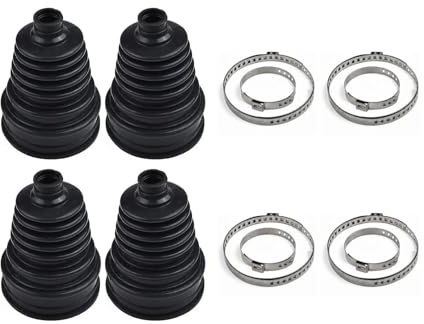 Árbol De Transmisión 4 Piezas Silicona Universal CV Cubierta Antipolvo Velocidad Constante Junta Arranque Eje Transmisión Gran Elasticidad Herramientas