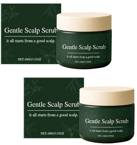 Scrub esfoliante naturale per il cuoio capelluto, detergente profondo e nutriente, allevia prurito e forfora, formula delicata, idratante e confortevole per tutti i tipi di capelli