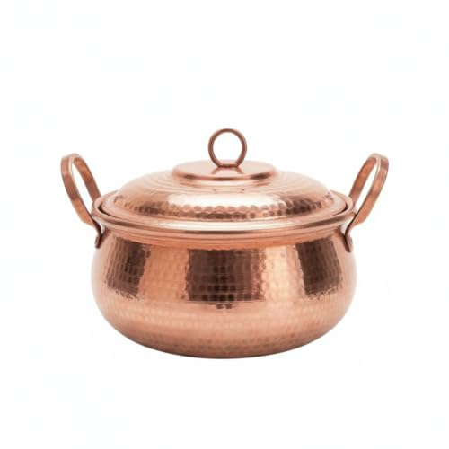 Olla Olla Cobre Incluye Tapa Martillada Olla Cobre Tradicional para Cocineros, Cocina, size to 2