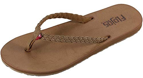Flojos Women's Harper Sandal, Tan, 6 M US