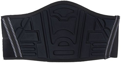 Motorrad Nierengurt Nierenschutz Rückenwärmer Unisex mit breitem Klettverschluss schwarz 6 XL
